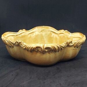 Maddux of California Pottery MCM Vintage Beige Brown Decorative Bowl or Planter